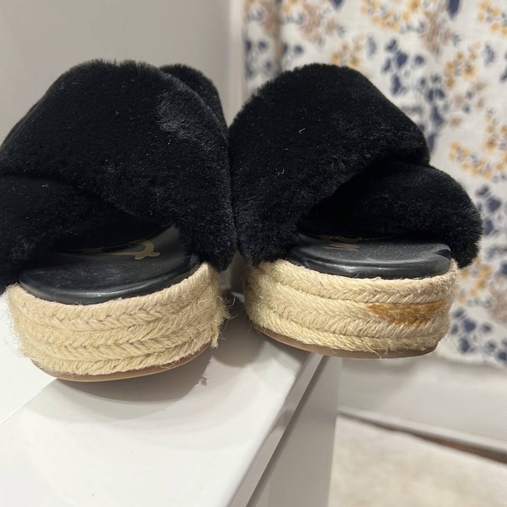Sam Edelman Platform Faux fur slides - Picture 8 of 8